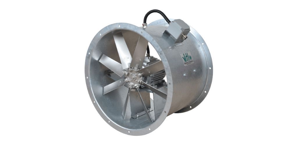 AXD/ATEX Axial Flow Tubular Explosion Proof Fans